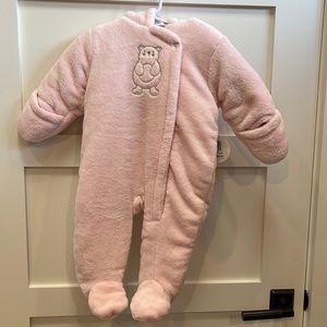 Absorba NWT fleece lined winter one piece suit size 6-9 months